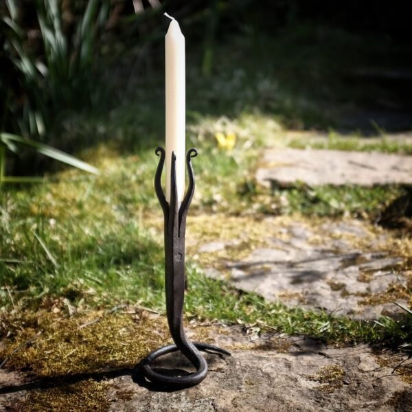 Hand Forged Claw Candlestick