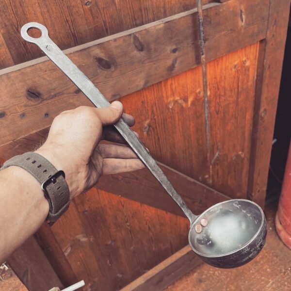 Hand Forged Steel Ladle