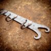 Hand Forged Wall Hanger with Hooks - Image 4