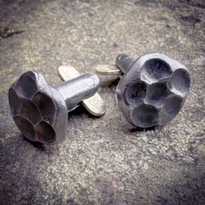 Hand Forged Flower Cufflinks